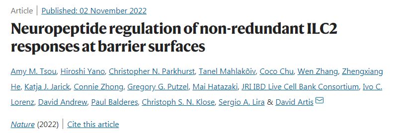 研究發(fā)現(xiàn)ilc2在保護(hù)組織免受寄生蟲(chóng)感染以及與過(guò)敏性炎癥和哮喘相關(guān)的損傷方面起著至關(guān)重要的作用 研究發(fā)現(xiàn)ilc2在保護(hù)組織免受寄生蟲(chóng)感染以及與過(guò)敏性炎癥和哮喘相關(guān)的損傷方面起著至關(guān)重要的作用