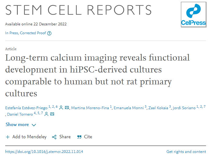 細胞重編程方法允許創(chuàng)建神經(jīng)網(wǎng)絡，可以復制人類細胞的獨特特征